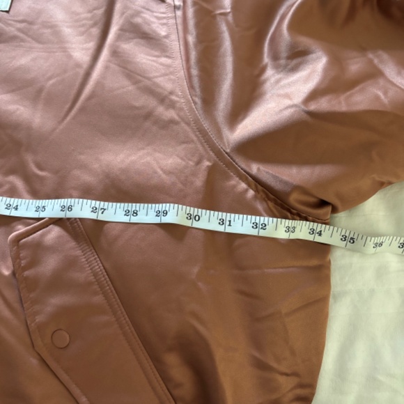 Nike Air Jordan Flight Renegade Oversized Satin Bomber Jacket Women's Plus Size - Picture 5 of 9